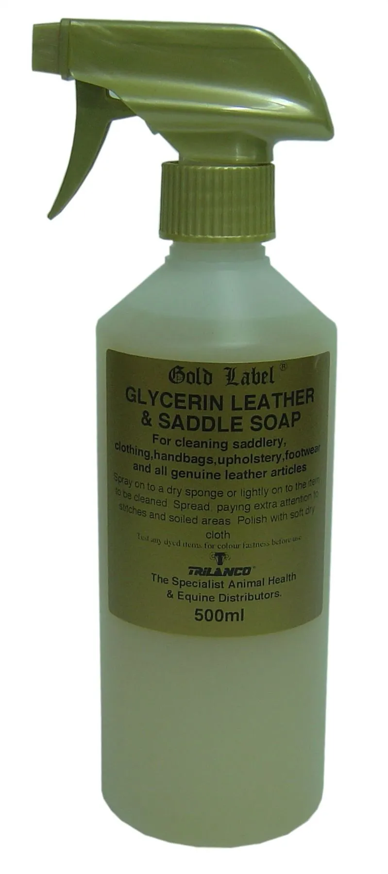 Gold Label Glycerin Leather & Saddle Soap Liquid