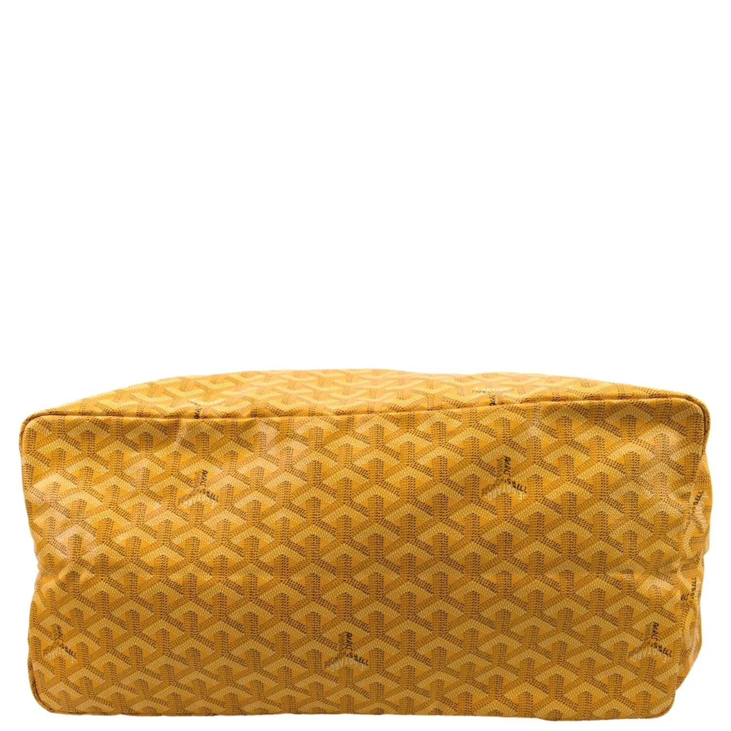 GOYARD Saint Louis GM Canvas Tote Shoulder Bag Yellow