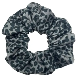 Gray Cheetah Scrunchie