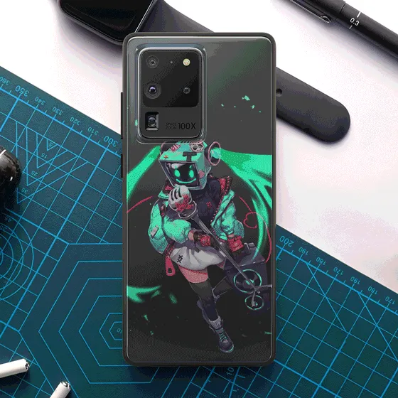 Green Parts LED Case for Samsung