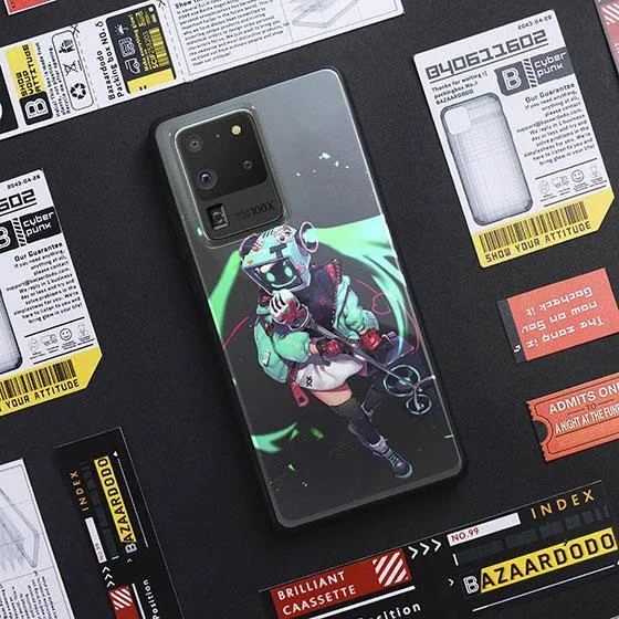 Green Parts LED Case for Samsung