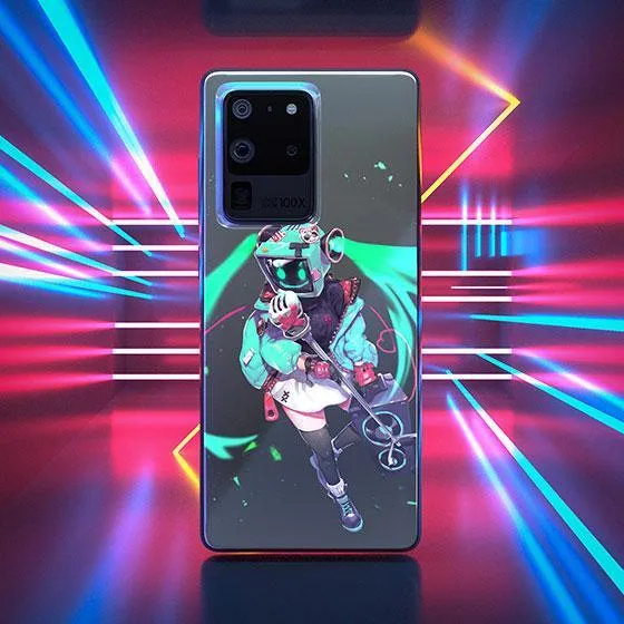 Green Parts LED Case for Samsung