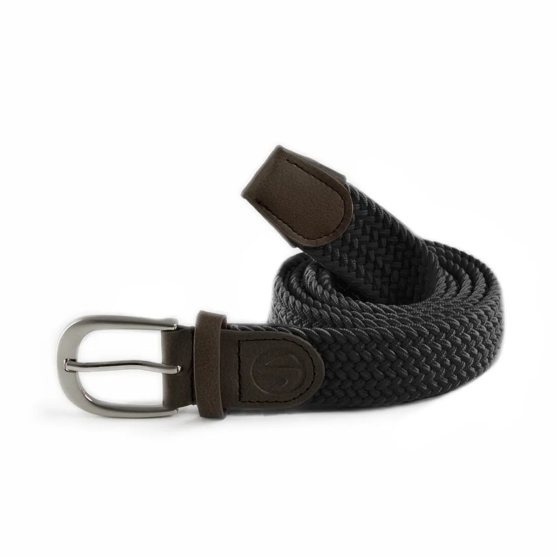 Grey adult size 2 stretchy golf belt