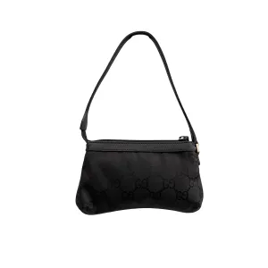 Gucci Black Monogram Shoulder Bag
