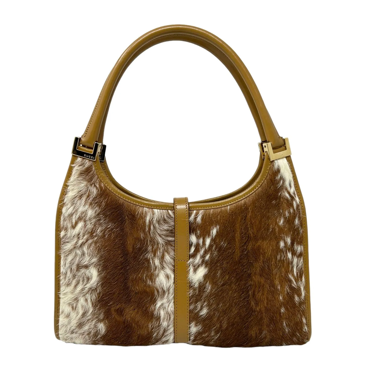Gucci Brown Fur Small Jackie Bag