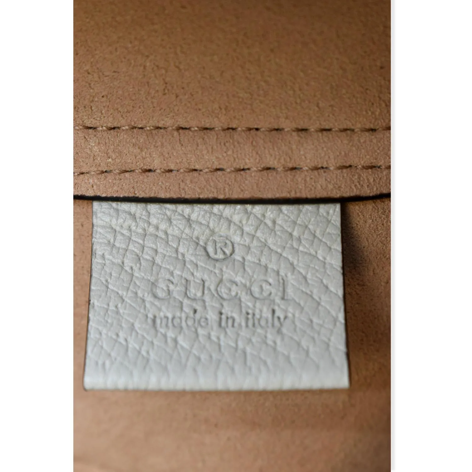 GUCCI Ophidia GG Flora Vertical Shopping Tote Bag White 519335