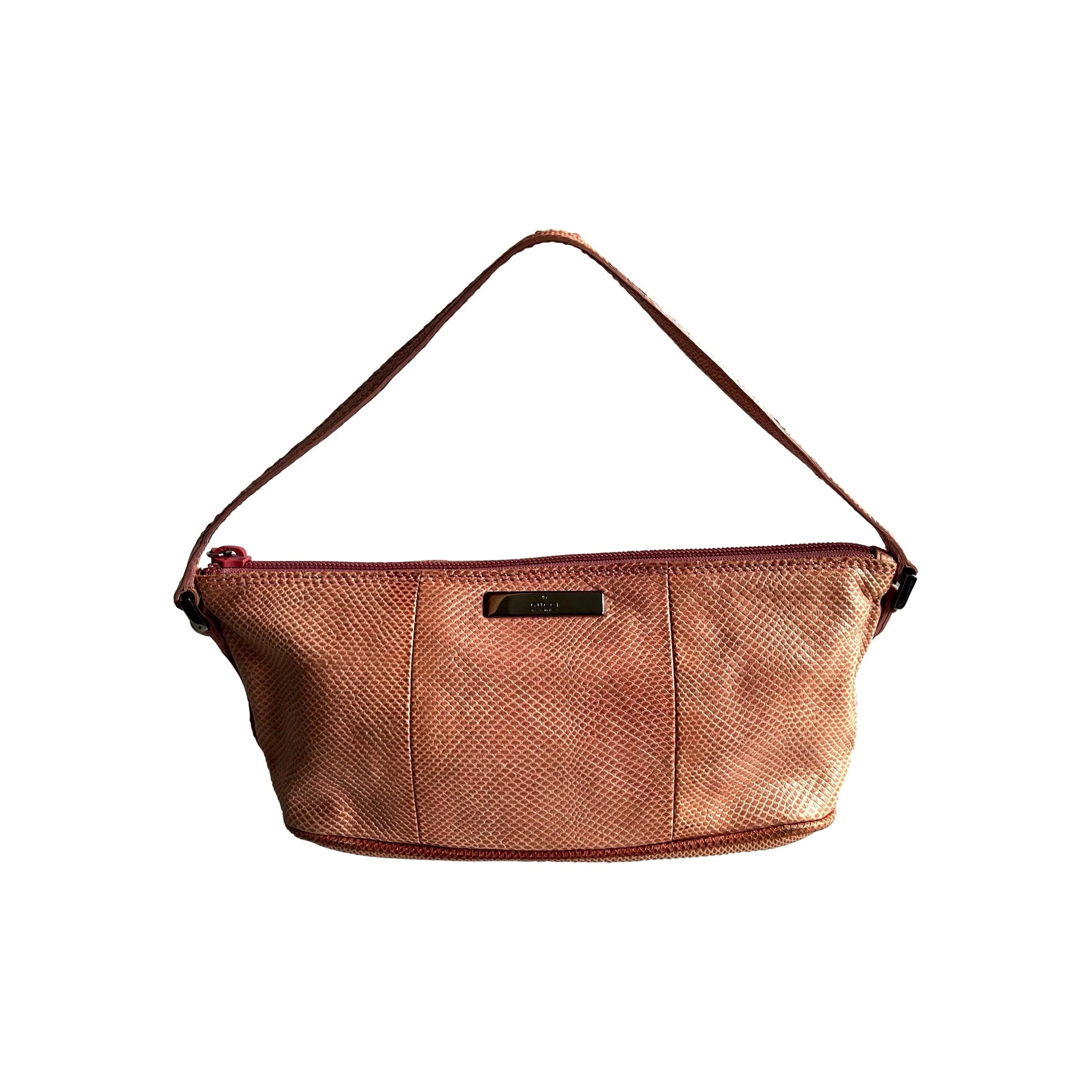 Gucci Pink Embossed Mini Bag