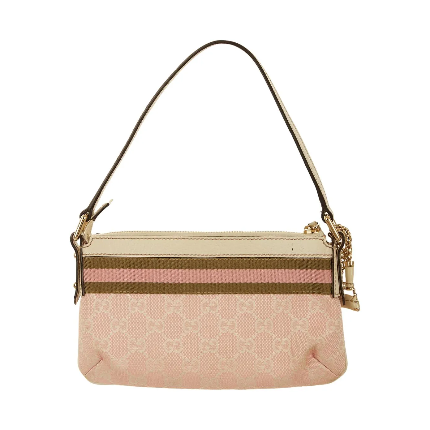 Gucci Pink Logo Charm Mini Shoulder Bag