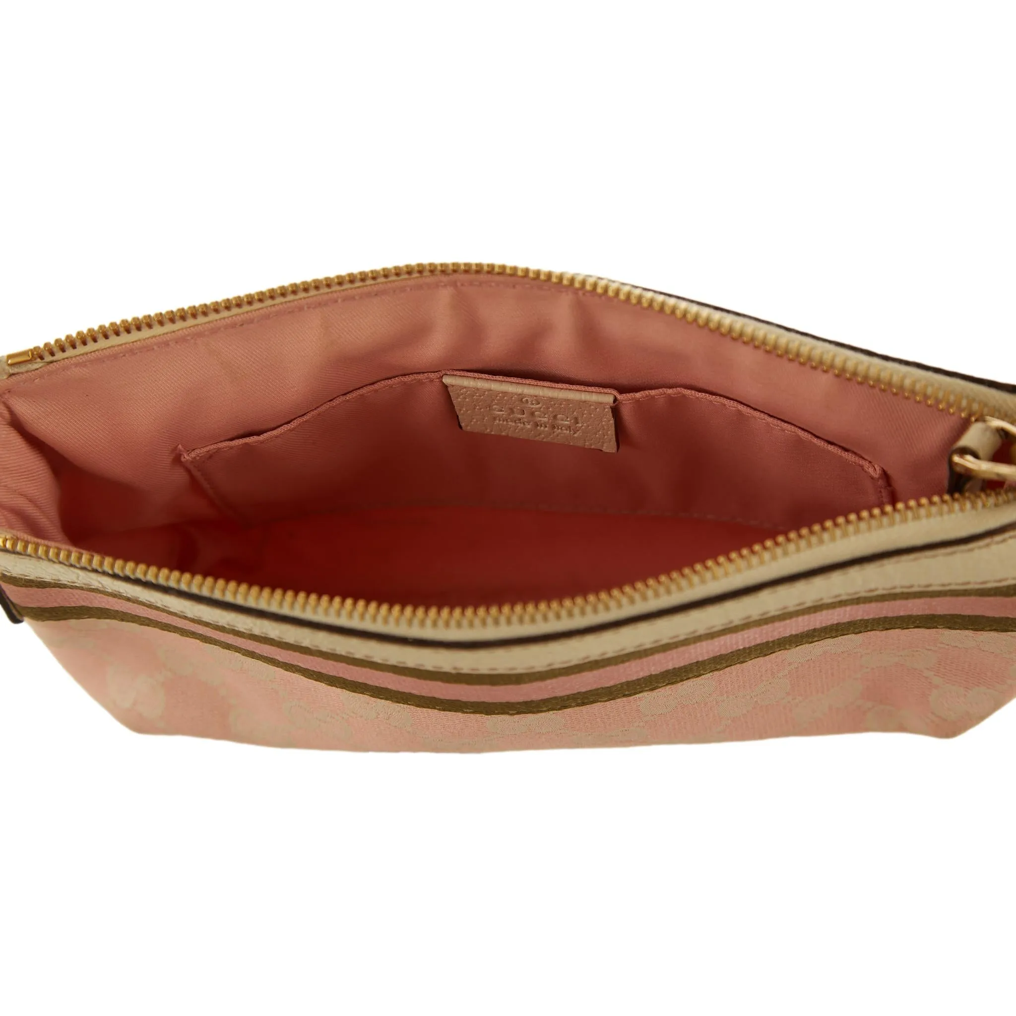 Gucci Pink Logo Charm Mini Shoulder Bag