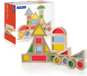 Guidecraft Jr. Rainbow Blocks