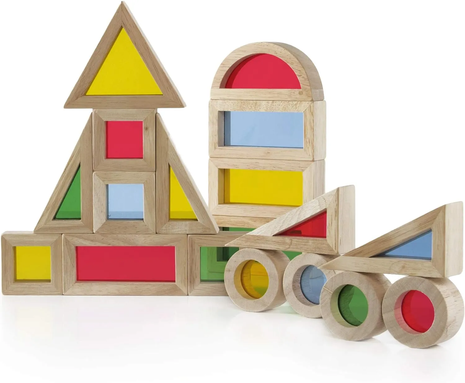 Guidecraft Jr. Rainbow Blocks