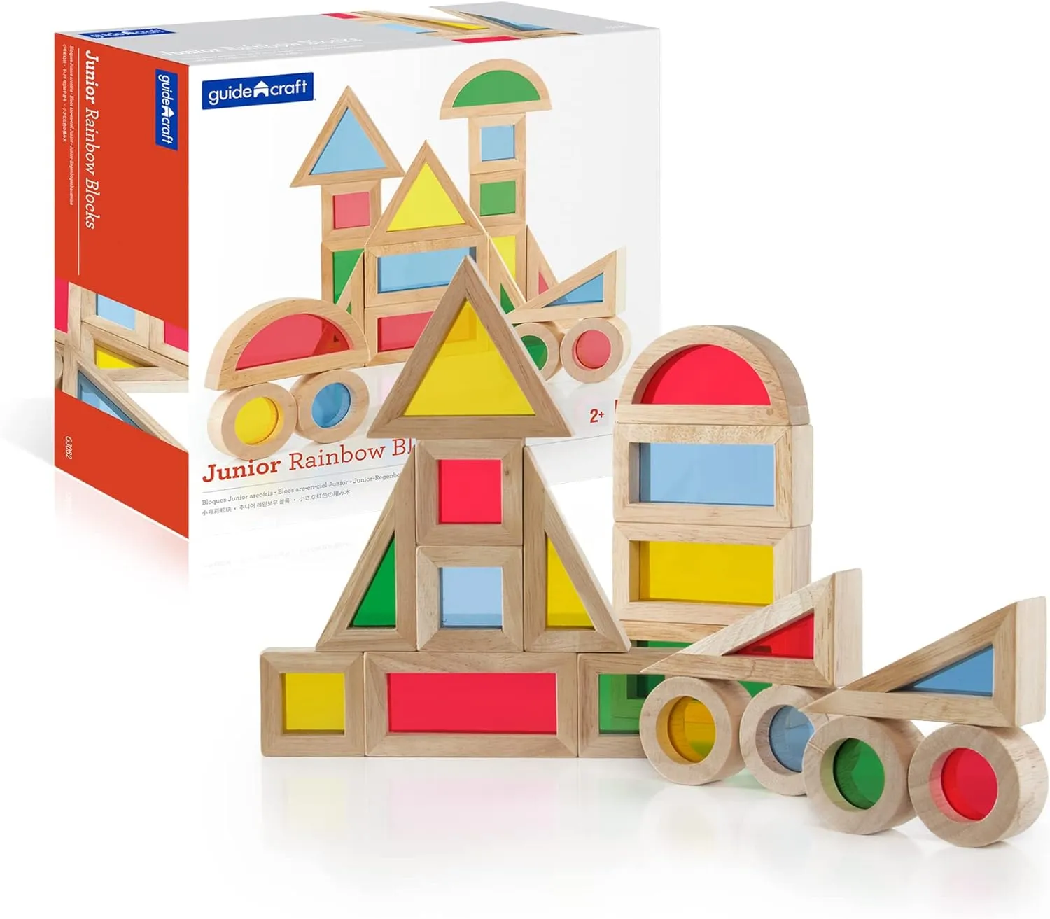 Guidecraft Jr. Rainbow Blocks