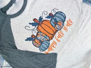 Happy Fall Y'all Muted Pumpkins