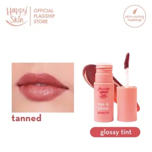 Happy Skin Kiss & Bloom Glossy Tint in Tanned