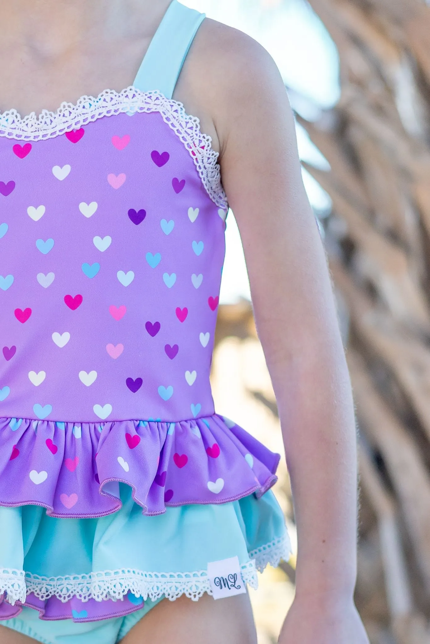 Heart tankini set
