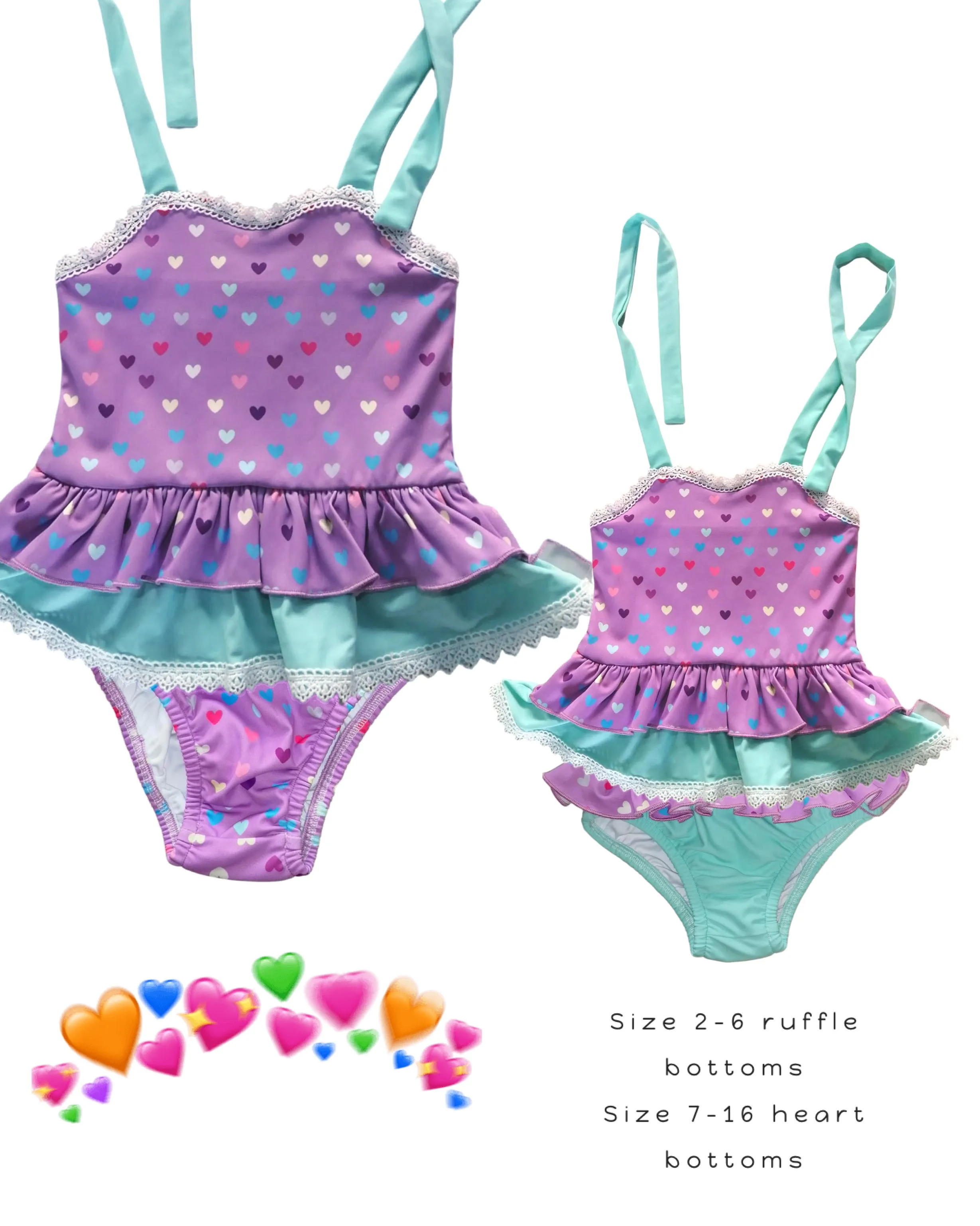 Heart tankini set