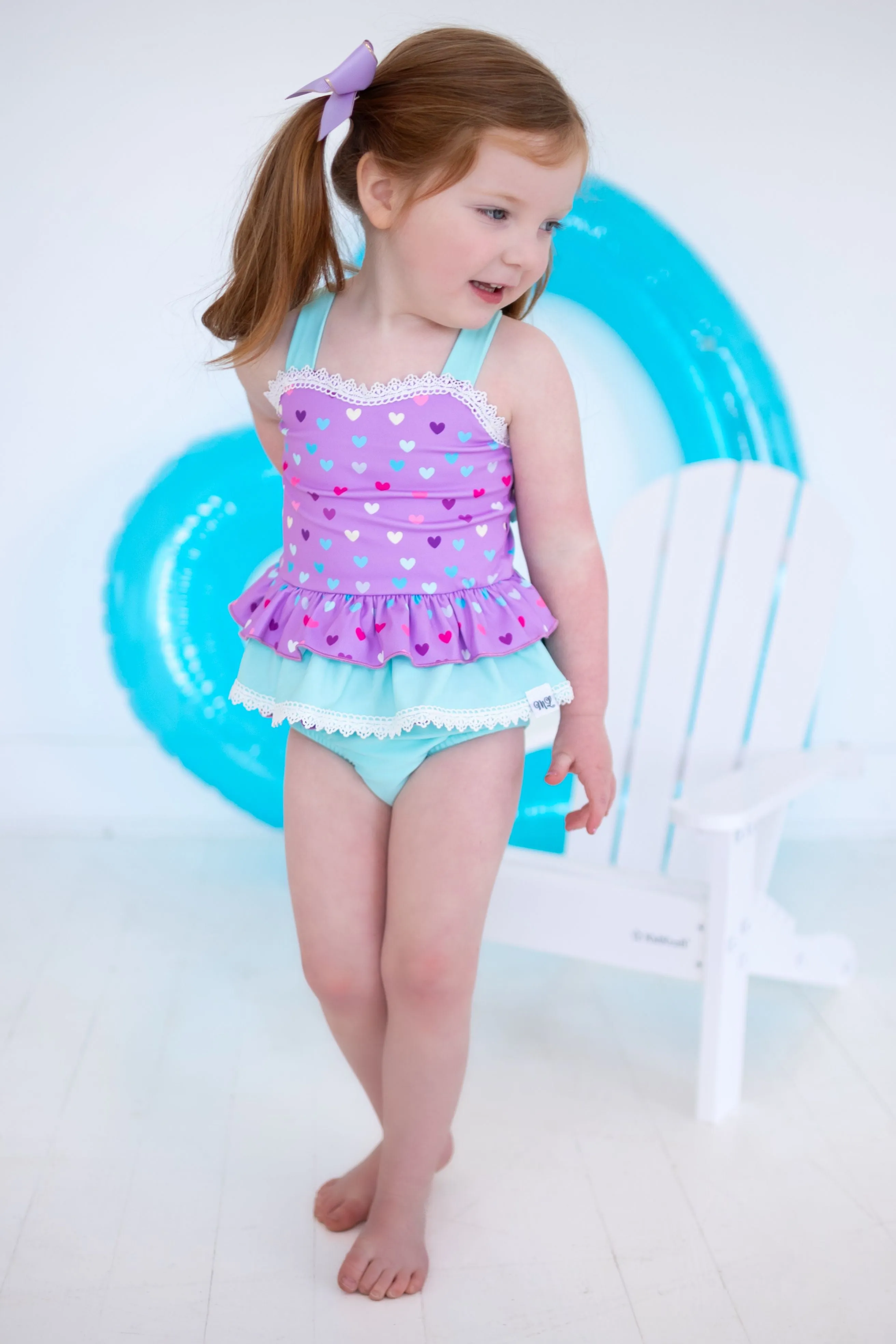 Heart tankini set