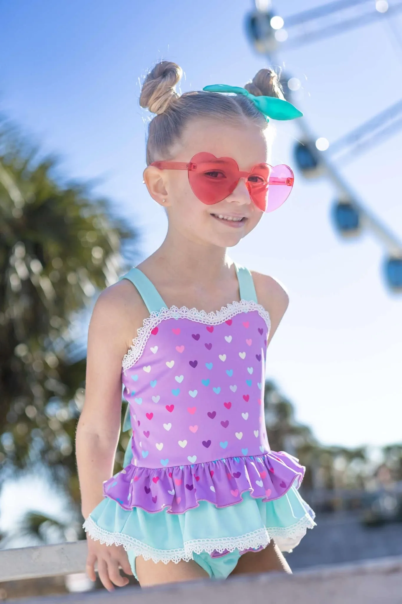 Heart tankini set
