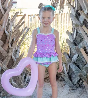 Heart tankini set