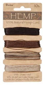 Hemp Cord Set - Earthy 10lb - 170'