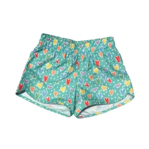 Honesty Clothing Stretchy Shorts - Hearts