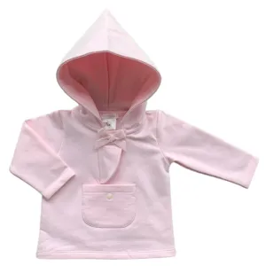 Hooded Jersey Top - Pink