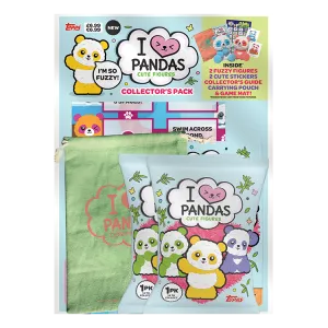 I Love Panda Cute Figures Collector Pack