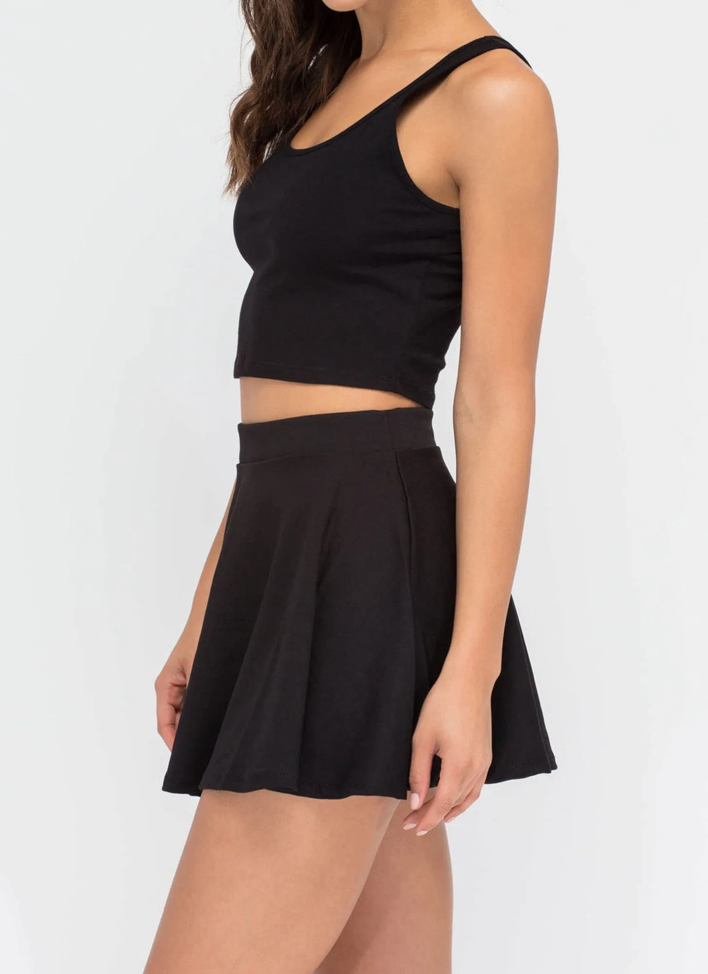 I'll  Skate Away Mini Skater Skirt