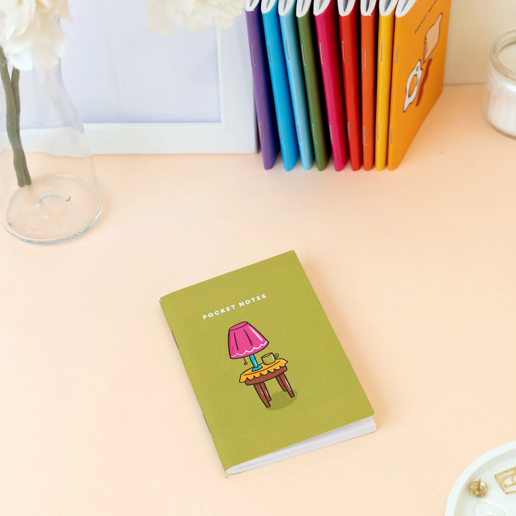 Illustrated Pocket Notebooks / Pack of 10