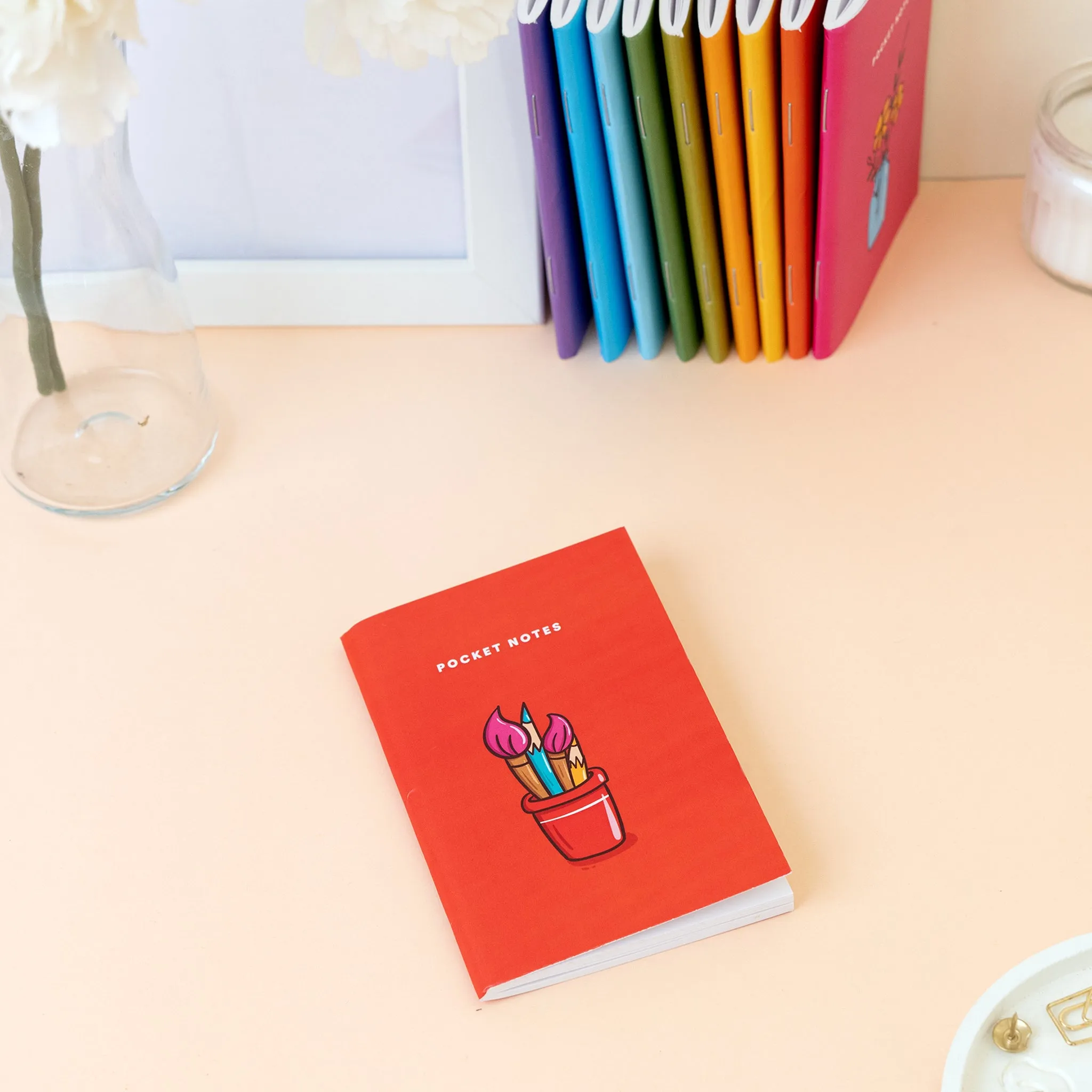 Illustrated Pocket Notebooks / Pack of 10