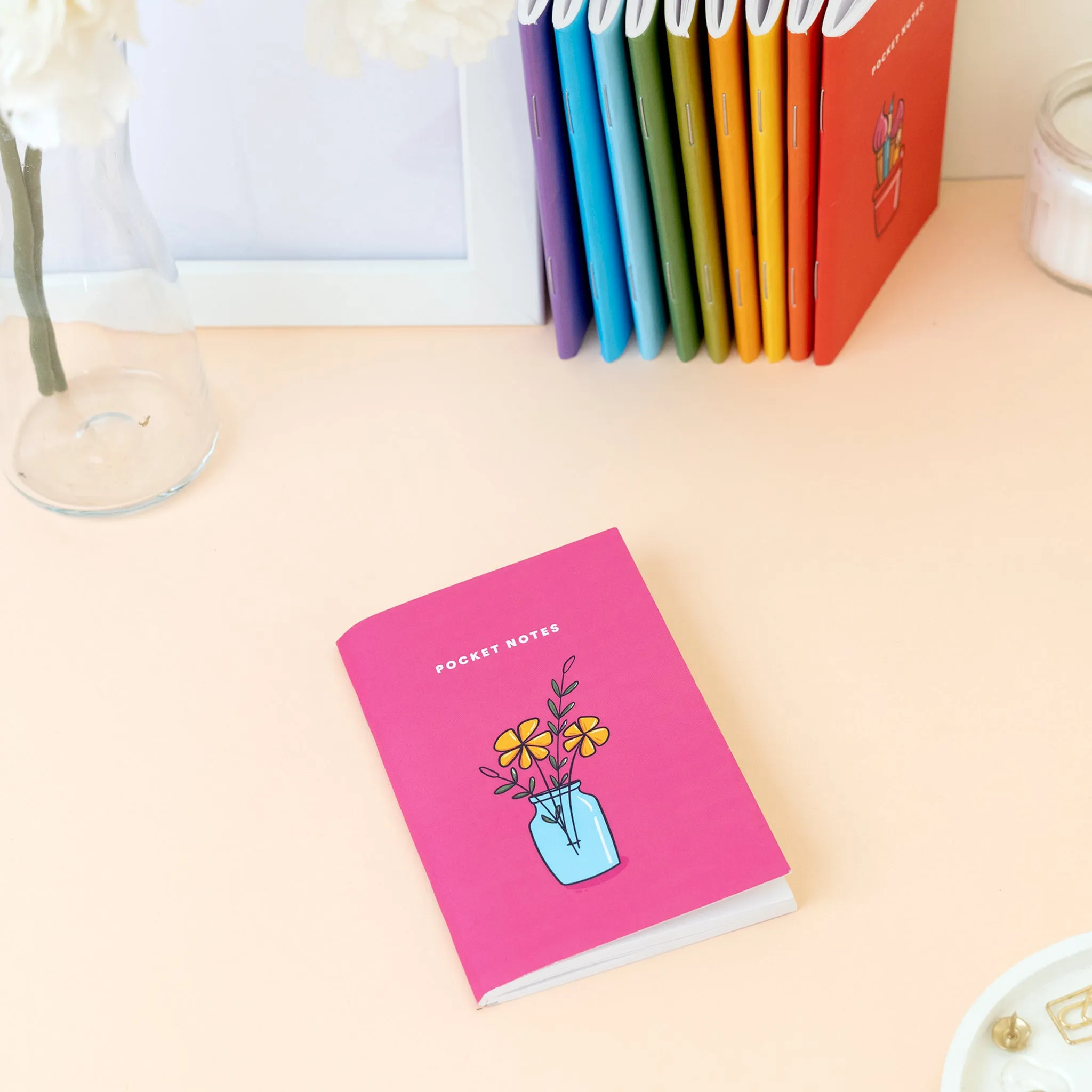 Illustrated Pocket Notebooks / Pack of 10