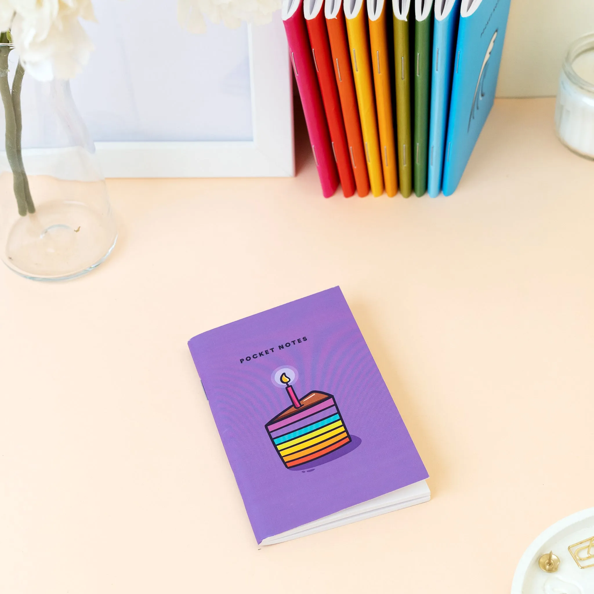 Illustrated Pocket Notebooks / Pack of 10