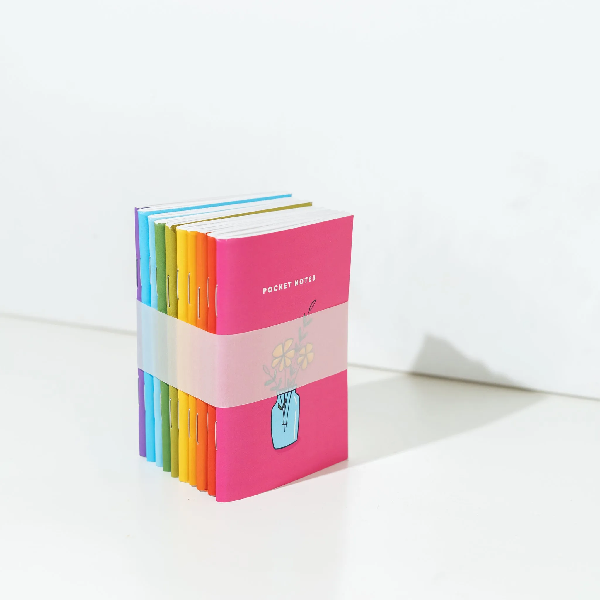 Illustrated Pocket Notebooks / Pack of 10