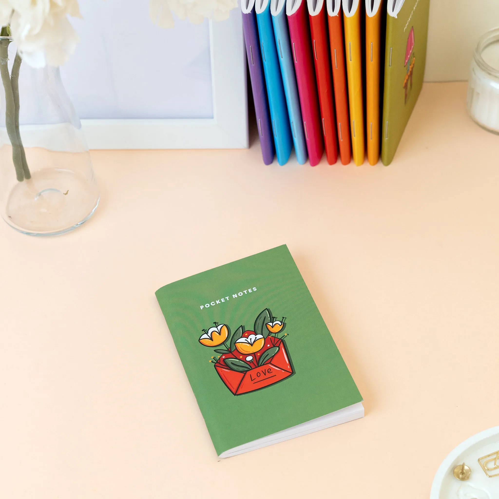 Illustrated Pocket Notebooks / Pack of 10