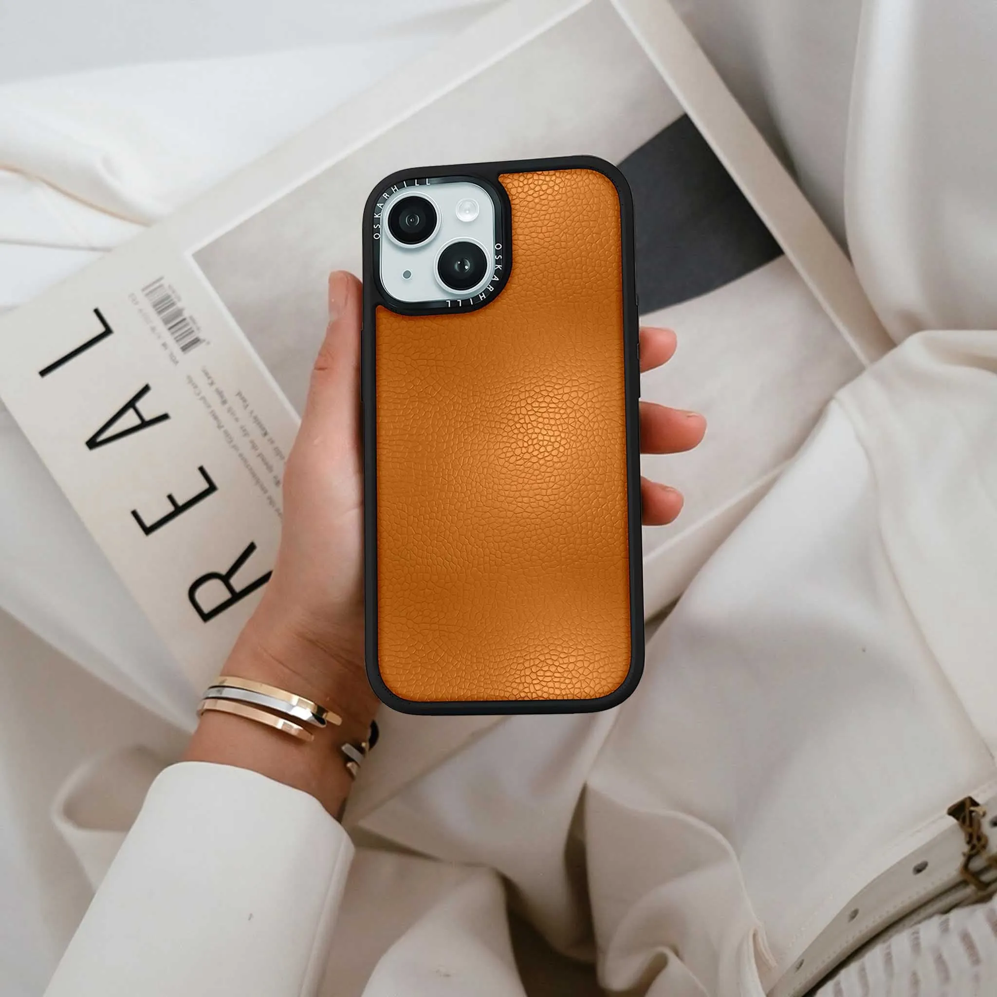 iPhone 13 Mini Case Elite Leather — Ruddy Brown