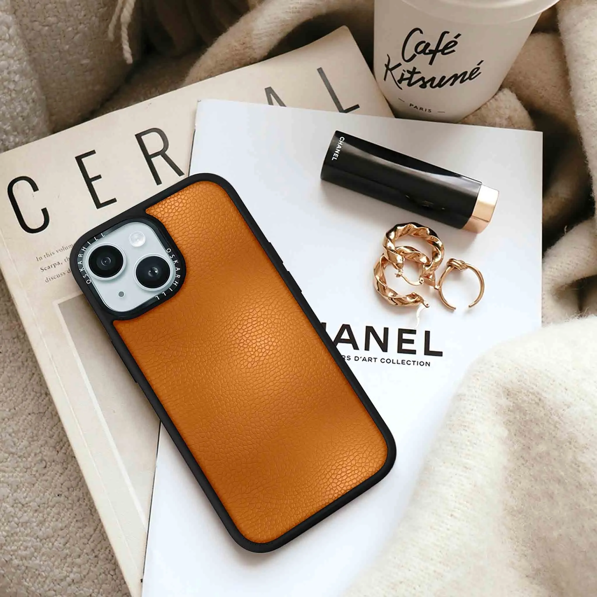 iPhone 13 Mini Case Elite Leather — Ruddy Brown