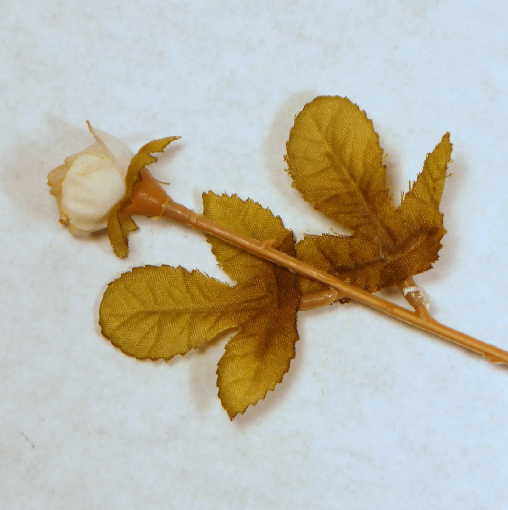 Ivory Mini Rose Silk Flowers 0.5''
