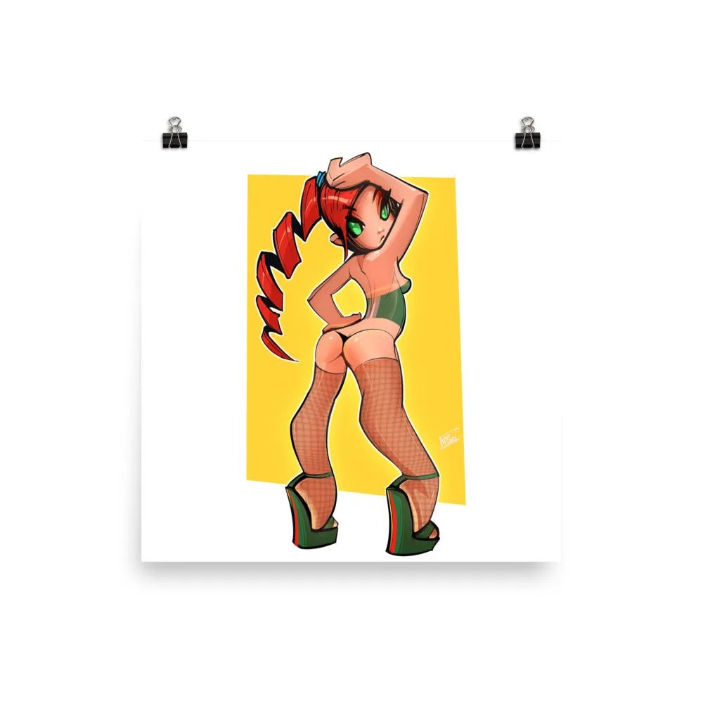 Jade Pinup Art