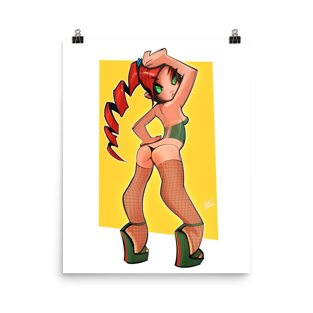 Jade Pinup Art
