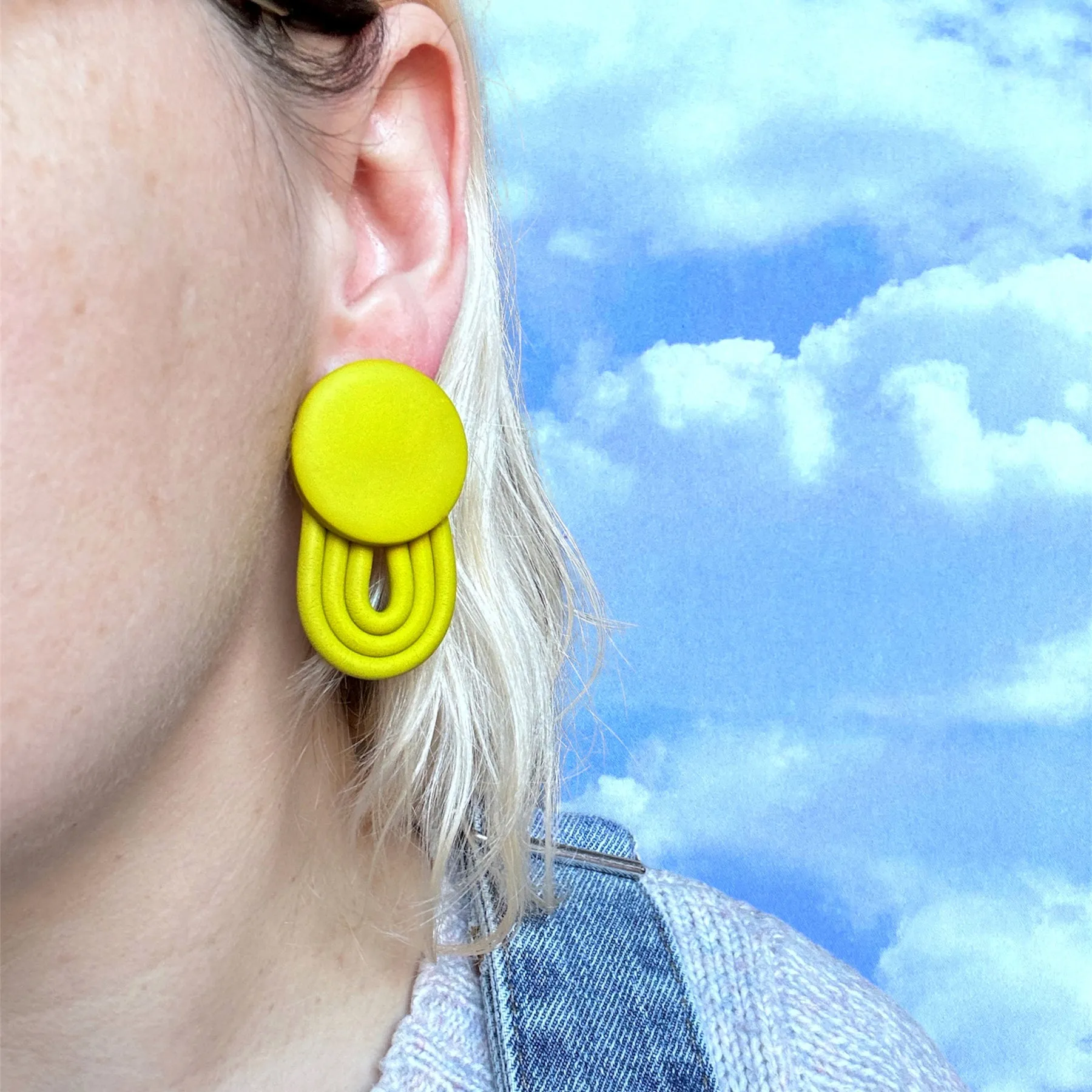 Jessica Earring- Muted Green