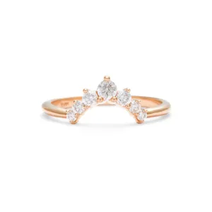Julia Contoured Diamond Band - Large