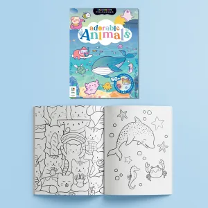 Kaleidoscope Sticker Colouring: Adorable Animals