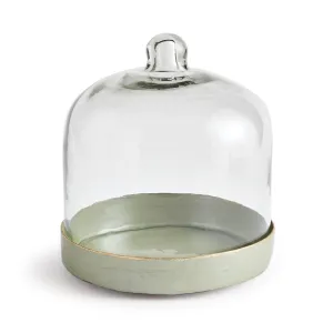 Kammie Tray With Cloche Small