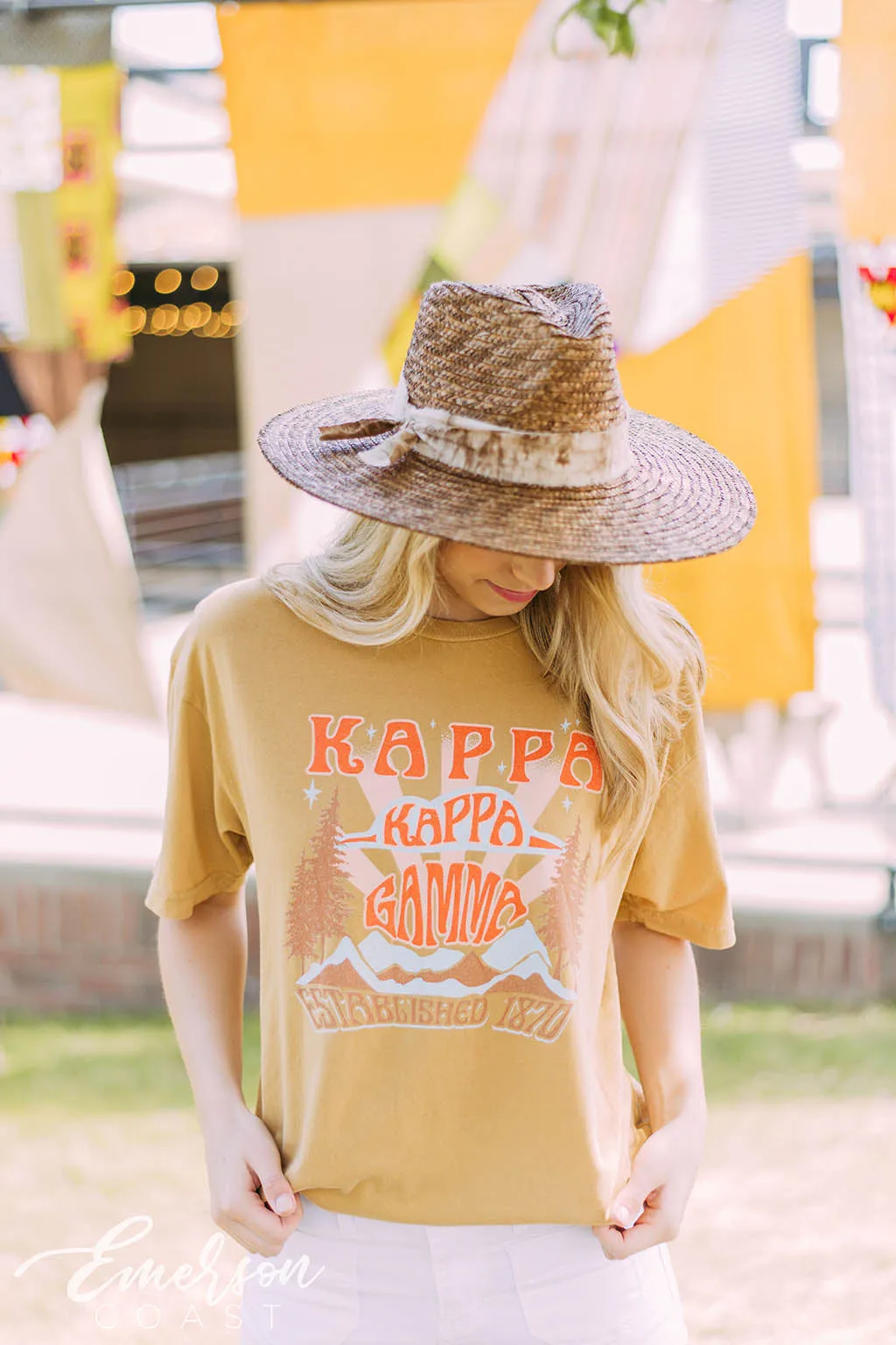 Kappa Kappa Gamma Retro Earthy PR Tee