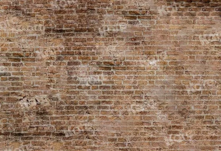 Kate Earthy Yellow Brick Wall Backdrop for Photography