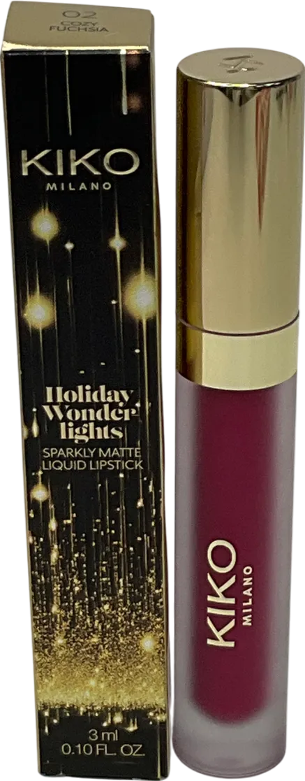 kiko Holiday Wonderlights Sparkly Matte Liquid Lipstick 02 3ml