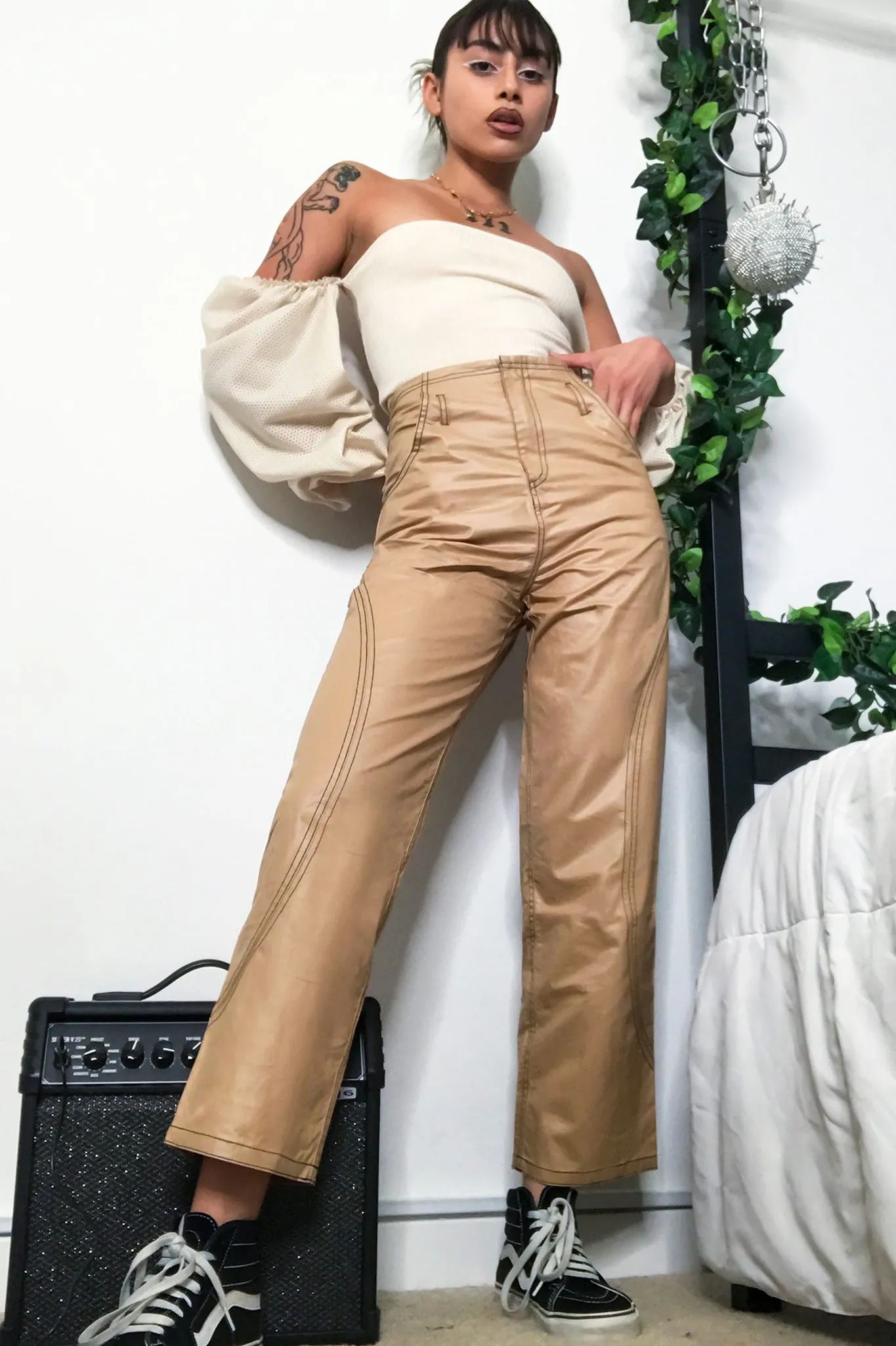 Kim Glossy Pants