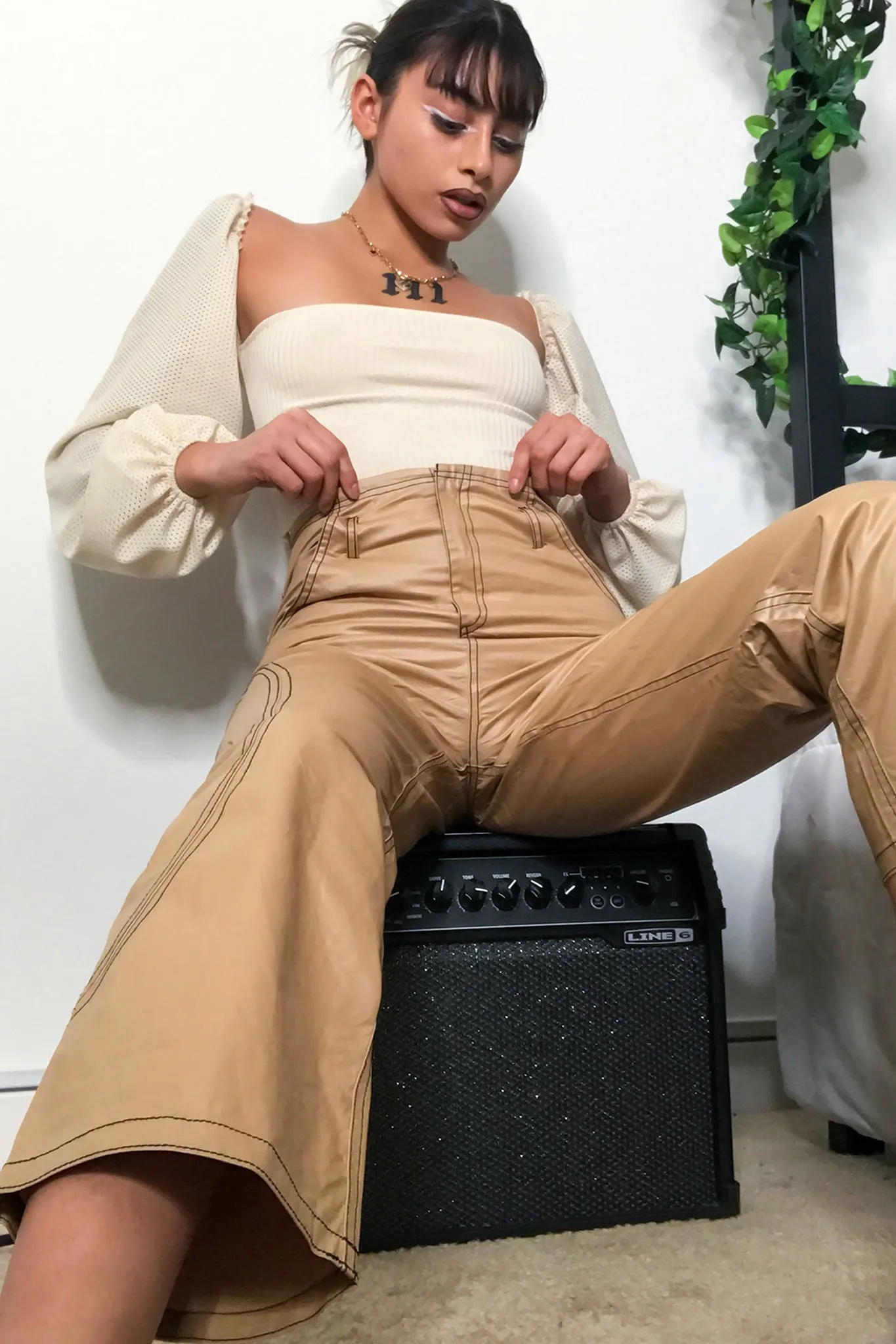 Kim Glossy Pants