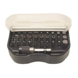 King Dick Hex Bits Set 31pce 1/4" PWBS31