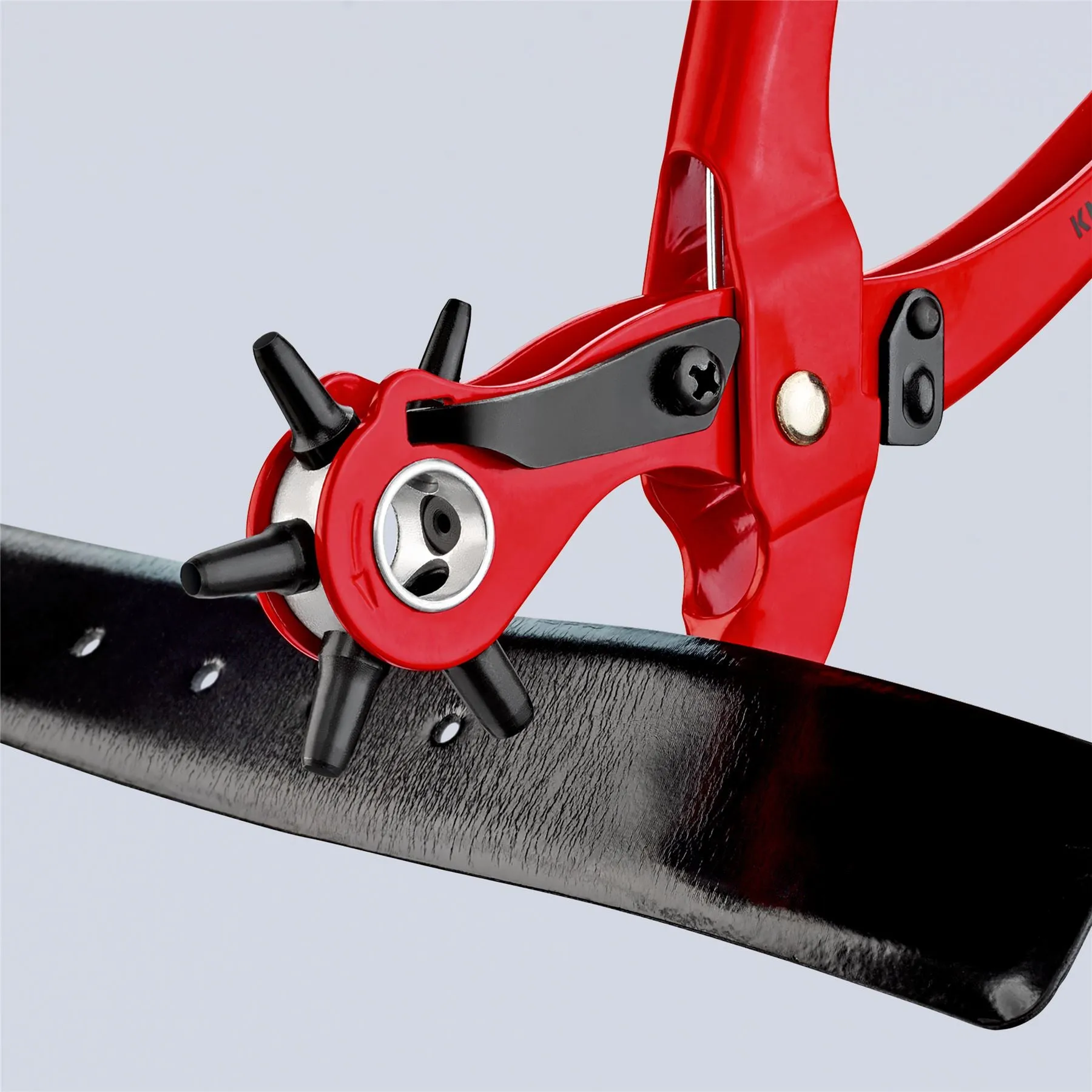 KNIPEX Revolving Punch Pliers 2-5mm Capacity 220mm for Fabrics Leather Paper Soft Plastic 90 70 220